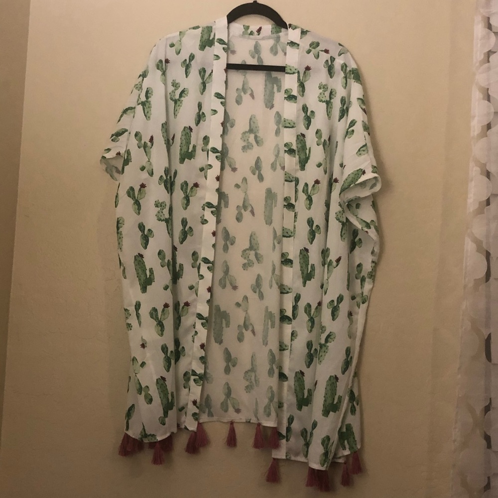Cactus Kimono with tassels